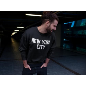 NYC FACTORY Crewneck Sweatshirt - Cozy Unisex Style