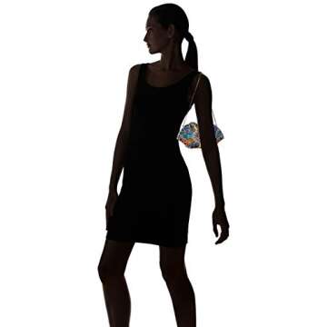 MOSSMON Formal 3D Flower Rhinestone Crystal Clutch Evening Wedding Bag For Women