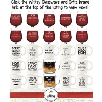 Mom Pour Funny Wine Glass - Perfect Gag Gifts for Moms