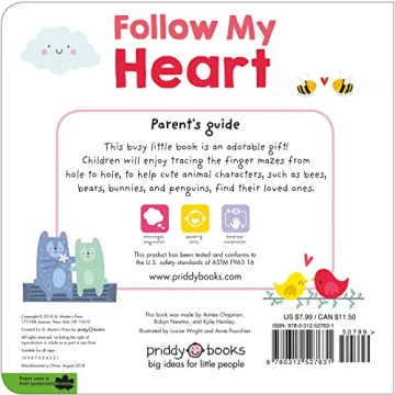 Maze Book: Follow My Heart - Interactive Board Book for Kids