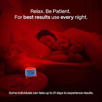 Helight® Sleep Kids Red Light Therapy Sleep Device – 630nm Pure Red Light for Better Sleep – Sleep Aid to Support Deep Relaxation and Quality Sleep – Backed by Science for Babies & Kids Bedrooms