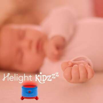 Helight® Sleep Kids Red Light Therapy Sleep Device – 630nm Pure Red Light for Better Sleep – Sleep Aid to Support Deep Relaxation and Quality Sleep – Backed by Science for Babies & Kids Bedrooms