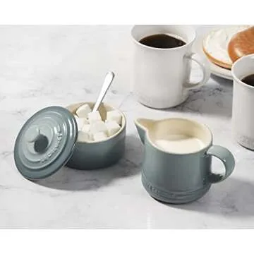 Le Creuset Stoneware Cream & Sugar Set - Elegant Dining