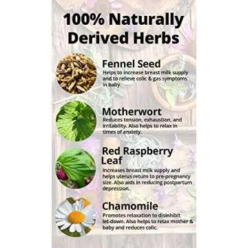 Happy Healthy Hippie Pump It Up Lactation Supplement – Postnatal Vitamins for Women Breastfeeding | Supports Breast Milk Supply Increase | Fennel Seed, Chamomile, Motherwort, Raspberry Leaf | 60 Ct
