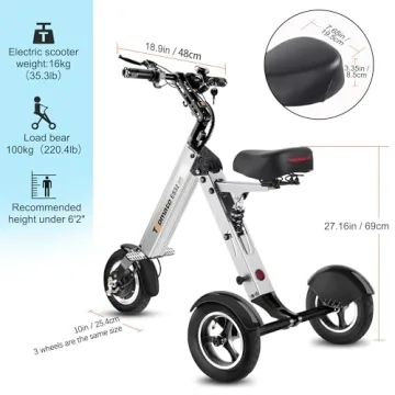 TopMate ES32 Electric Tricycle with Reverse Function