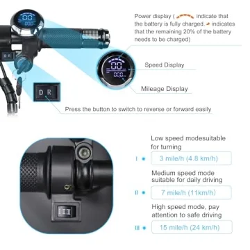 TopMate ES32 Electric Tricycle with Reverse Function