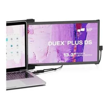 2025 Mobile Pixels Duex Plus DS 13.3" Portable Monitor, USB Type-C/HDMI Plug and Play Laptop Screen ...
