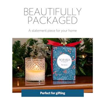 AGRARIA Scented Candles: Long-Lasting Luxury Home Fragrance, 7oz