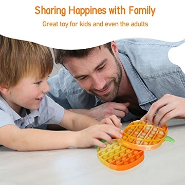 ASONA 4 Pack Tie Dye Bubble Pop Sensory Toys for Kids