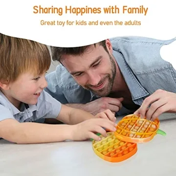 ASONA 4 Pack Tie Dye Bubble Pop Sensory Toys for Kids