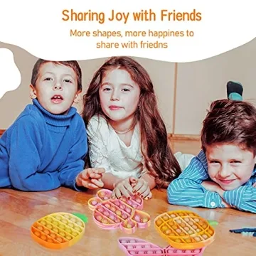 ASONA 4 Pack Tie Dye Bubble Pop Sensory Toys for Kids