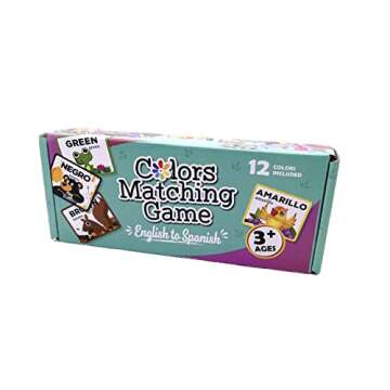 Urban Supply Co English to Spanish Colors Matching Memory Game. ESL and Language Immersion. Early Ch...