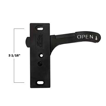 Camp'N - RV Screen Door Latch (Right Hand) RV Screen Door Handle or Camper Door Latch for Motorhome and Travel Trailers, Universal OEM Camper Screen Door Latch