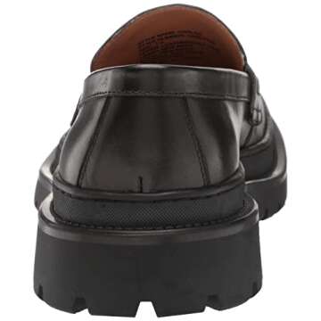 Steve Madden Men's Carloz Loafer, Black Tweed, 9.5