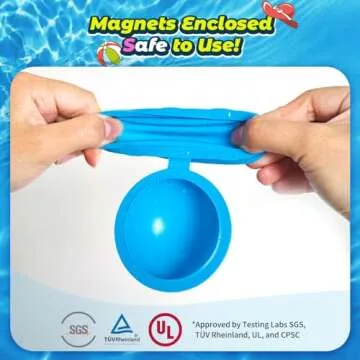 SOPPYCID Reusable Water Balloons, Easy Quick Fill & Self-Sealing Water Bombs, Soft Silicone Water Splash Ball, Magnetic Water Ball for Outdoor Games, Summer Party(8Pcs)