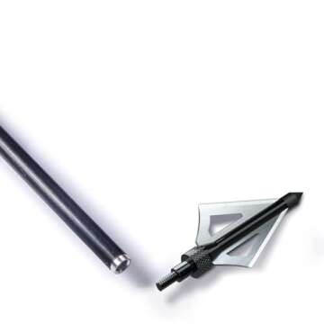 Sinbadteck 12PCS Hunting Broadheads - Sharp and Durable Bowhunting Tool