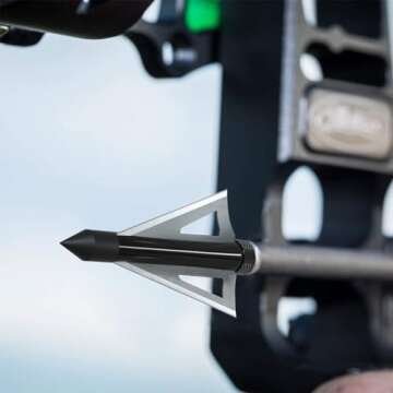 Sinbadteck 12PCS Hunting Broadheads - Sharp and Durable Bowhunting Tool