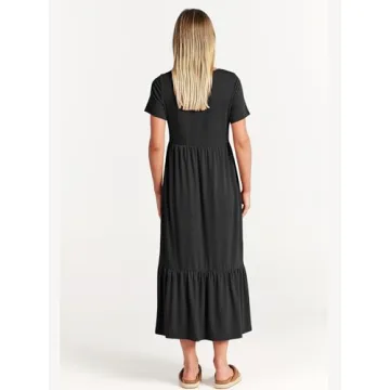Maxi Dress for Summer Comfort - ANRABESS Women's Style
