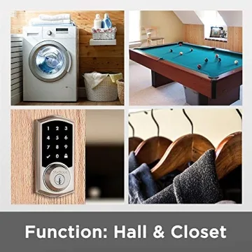 Kwikset Pismo Matte Black Interior Passage Door Knob