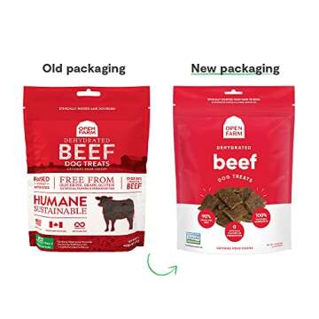 Open Farm Dehydrated Beef Dog Treats 4.5 Ounces