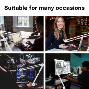 Adjustable Microphone Boom Arm for Streaming and Studio Use