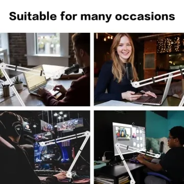 Adjustable Microphone Boom Arm for Streaming and Studio Use