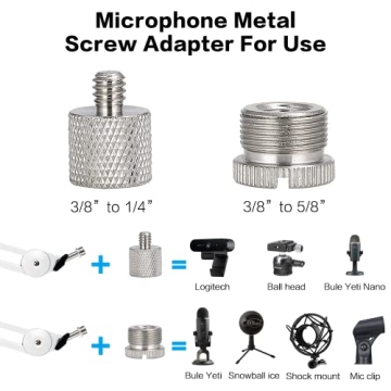 Adjustable Microphone Boom Arm for Streaming and Studio Use