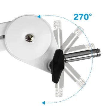 Adjustable Microphone Boom Arm for Streaming and Studio Use