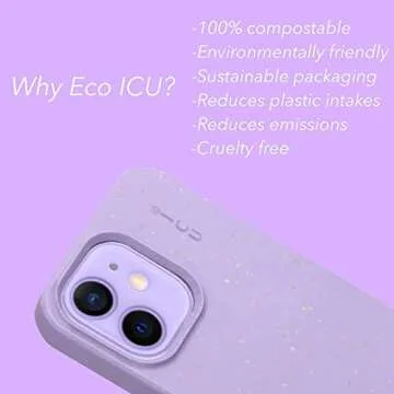 Eco-Friendly ICU Designs iPhone 12 Case - Compostable & Plant Based