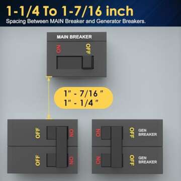 Generator Interlock Kit for Eaton Panels 150 200 Amp