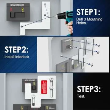 Generator Interlock Kit for Eaton Panels 150 200 Amp