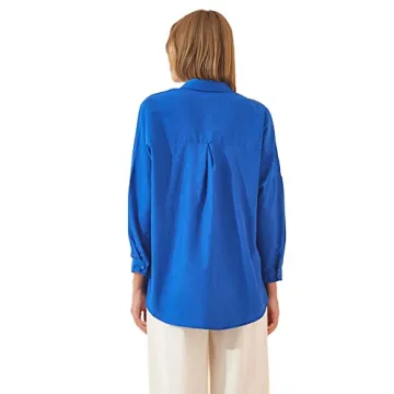 BIG DART Women's Oversized Button Down Shirt for Every Occasion