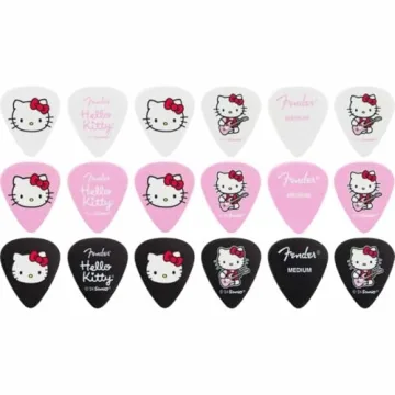 Fender Hello Kitty Pick Tin with 18 Guitar Picks