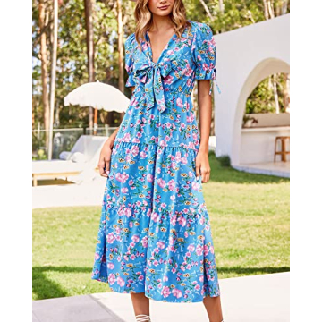 BTFBM Women's Boho Summer Dress for Parties and Beach