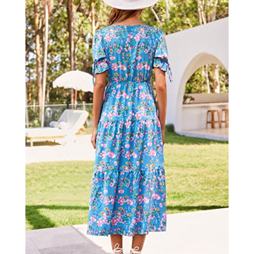 BTFBM Women's Boho Summer Dress for Parties and Beach