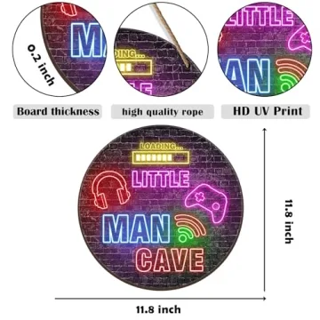 Game Lover Wall Art 12x12 for Teenage Rooms