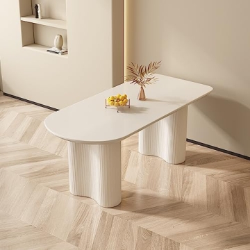 Guyii 55.12" Modern Dining Table for Small Spaces