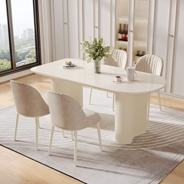 Guyii Stylish 55.12" Dining Table for Small Spaces