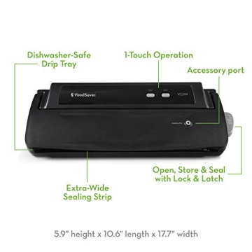 FoodSaver FSFSSL2244 Vacuum Sealing System for Freshness