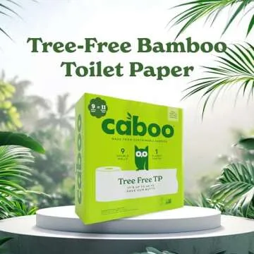 Caboo Eco-Friendly Tree Free Toilet Paper for Sensitive Skin