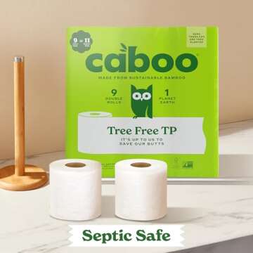 Caboo Eco-Friendly Tree Free Toilet Paper for Sensitive Skin