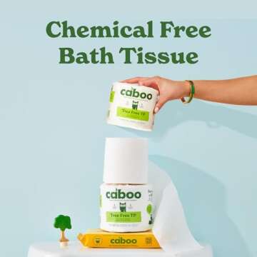 Caboo Eco-Friendly Tree Free Toilet Paper for Sensitive Skin