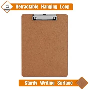 HERKKA 32 Pack Clipboards for Office and School Use