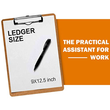 HERKKA 32 Pack Clipboards for Office and School Use