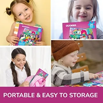 QUOKKA Magnetic Puzzles for Kids 4-6 Learning Fun Travel