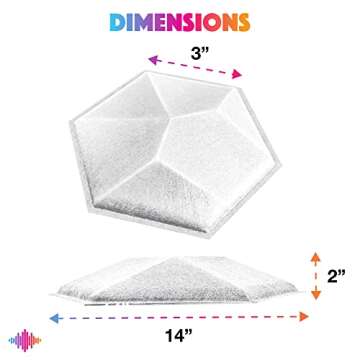 Sonic Acoustics Hexagon Acoustic Panels for Superior Sound