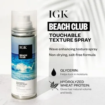 IGK Beach Club Texture Spray for Effortless Volume