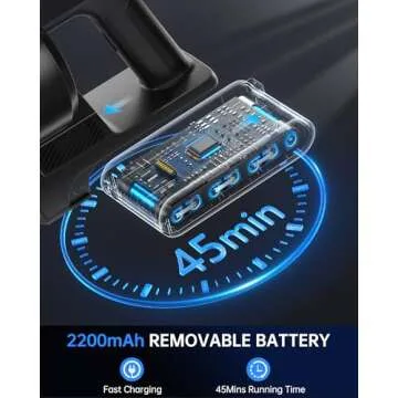 Lightweight FABULETTA Cordless Vacuum Cleaner for Home