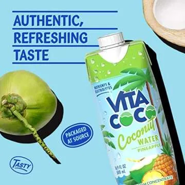 Vita Coco Coconut Water for Healthy Hydration 12-Pack