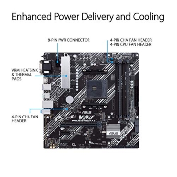ASUS Prime B550-PLUS AM4 Micro ATX Motherboard with RGB